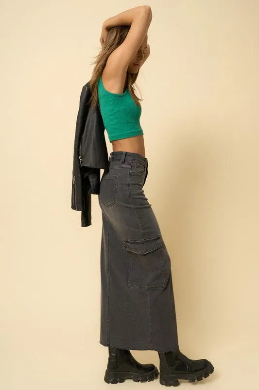 Maxi Cargo Skirt