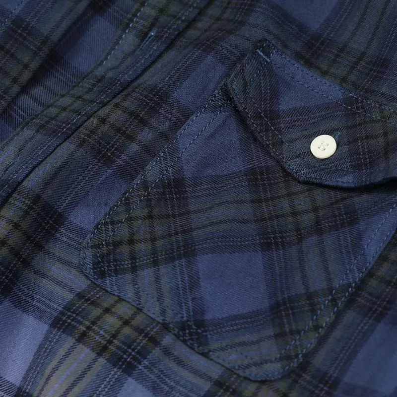 Men's Autumn Long Sleeved Cotton Plaid Shirt