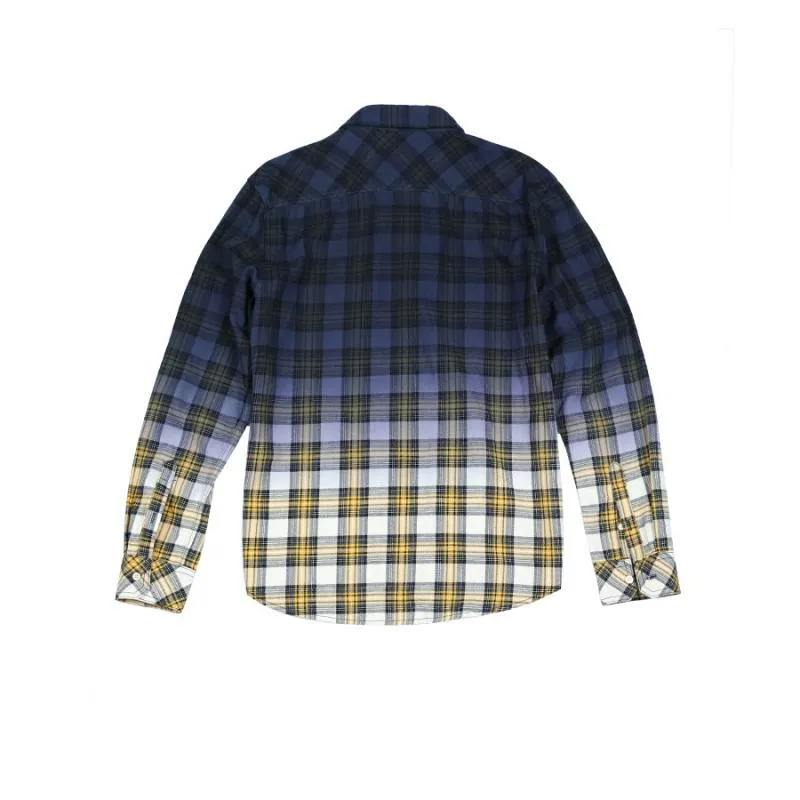 Men's Autumn Long Sleeved Cotton Plaid Shirt