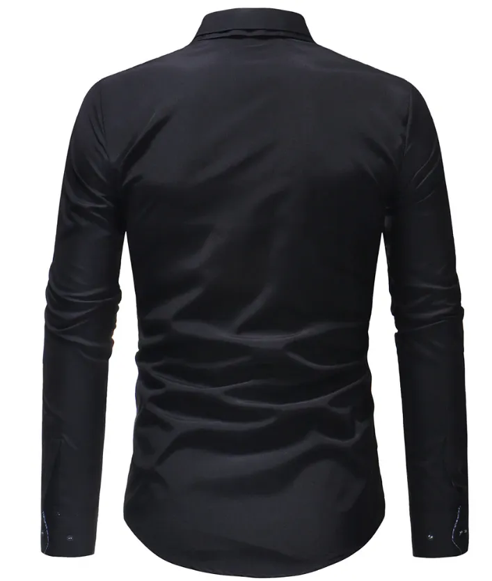 Men's Autumn/Spring Long Sleeved Shirt