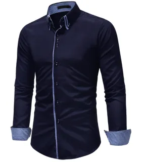 Men's Autumn/Spring Long Sleeved Shirt