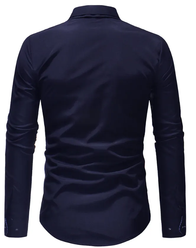 Men's Autumn/Spring Long Sleeved Shirt