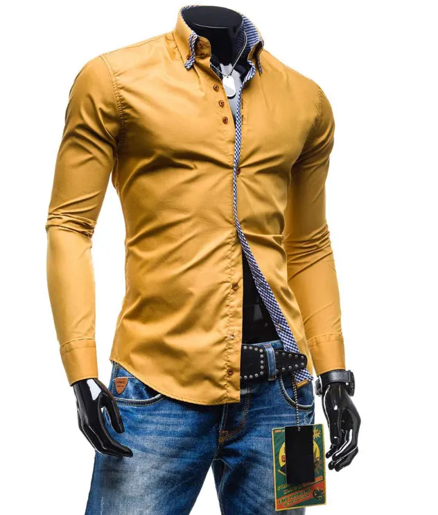 Men's Autumn/Spring Long Sleeved Shirt