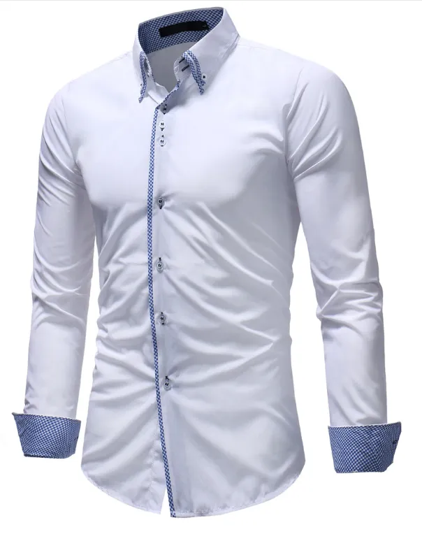 Men's Autumn/Spring Long Sleeved Shirt