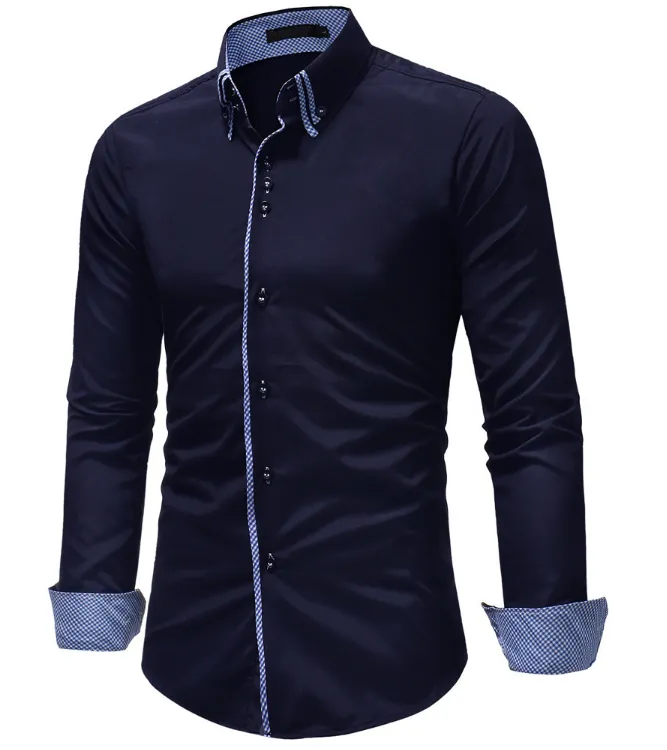 Men's Autumn/Spring Long Sleeved Shirt