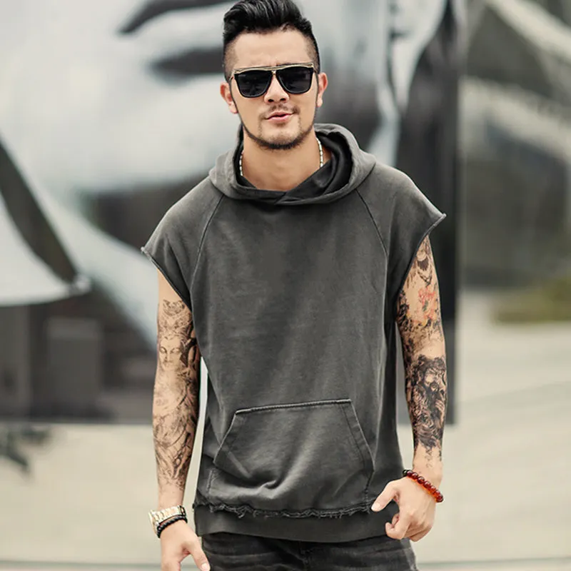 Men's Casual Hooded T-Shirt