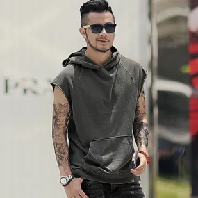 Men's Casual Hooded T-Shirt