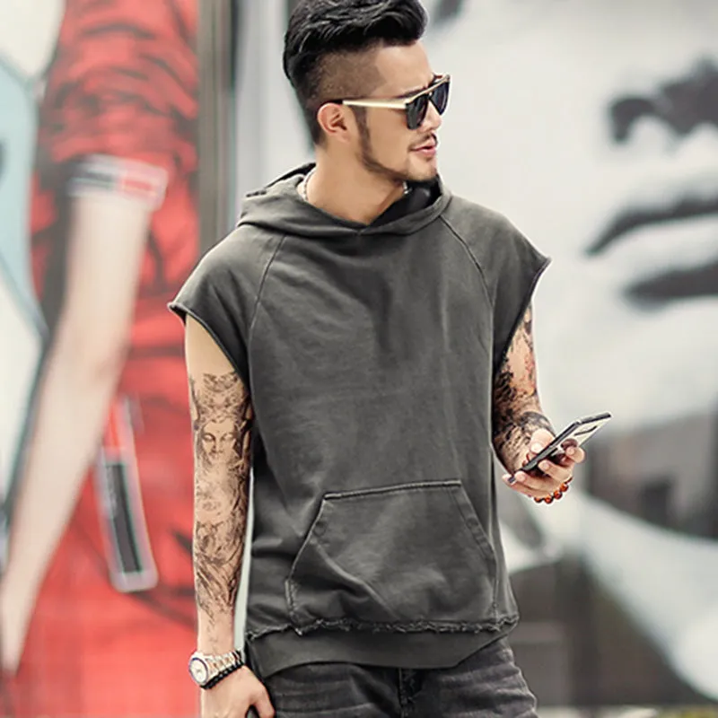 Men's Casual Hooded T-Shirt