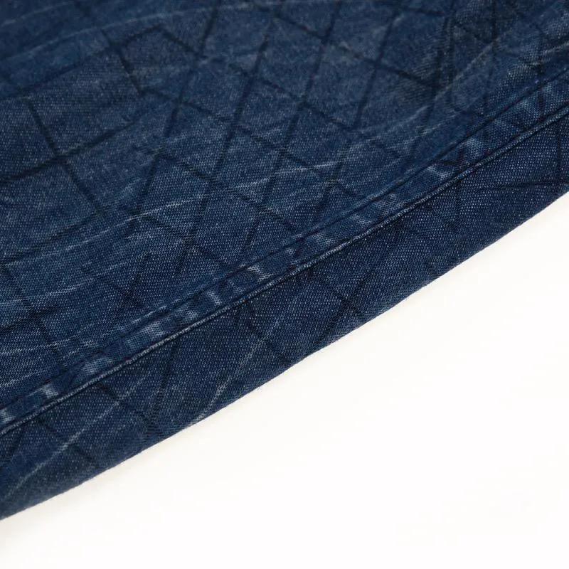 Men's Casual Long Sleeved Denim Shirt | Plus Size