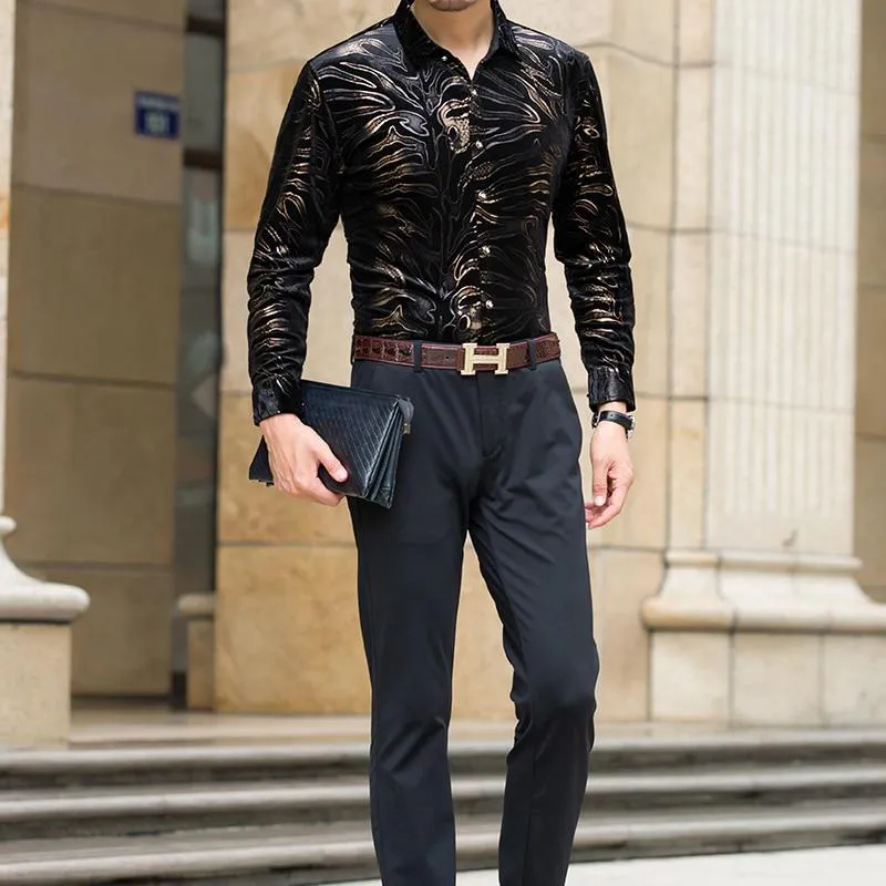Men's Casual Long Sleeved Shirt | Plus Size