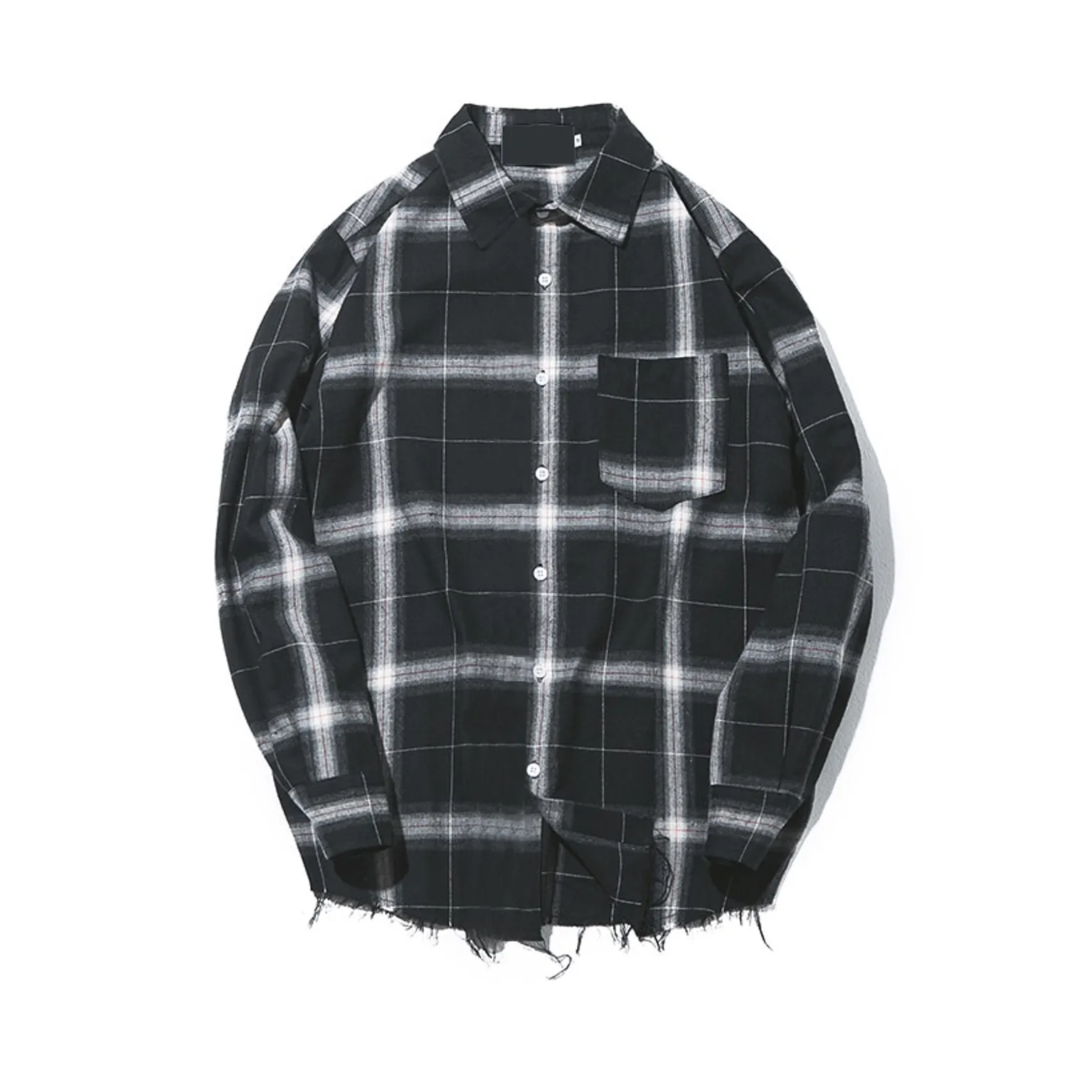 Men's Casual Plaid Flannel Shirt