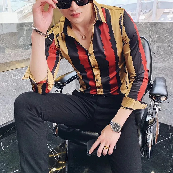 Men's Long Sleeved Slim Fit Shirt