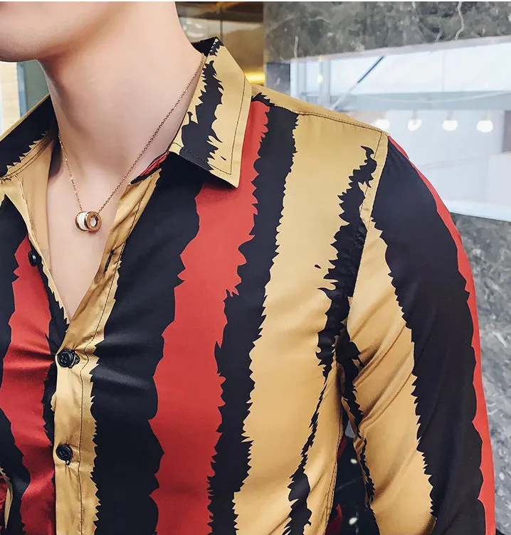 Men's Long Sleeved Slim Fit Shirt