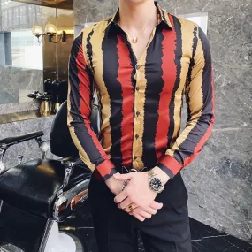 Men's Long Sleeved Slim Fit Shirt