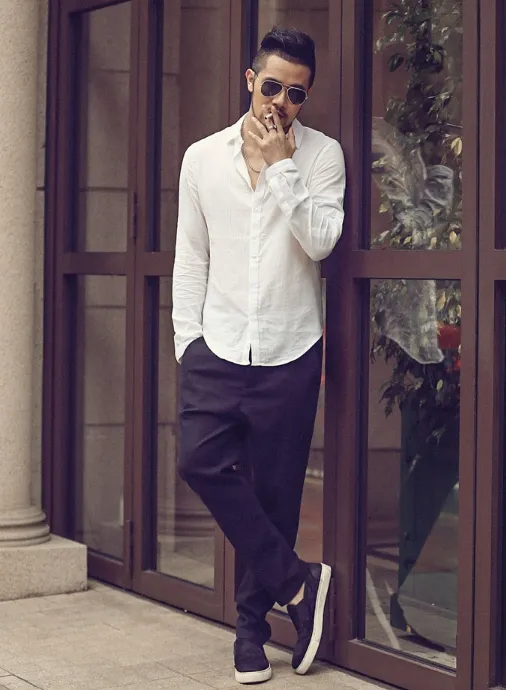 Men's Spring & Autumn Cotton Shirt