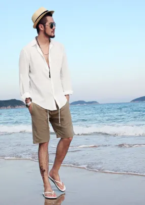 Men's Spring & Autumn Cotton Shirt