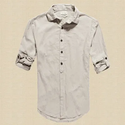 Men's Spring & Autumn Cotton Shirt
