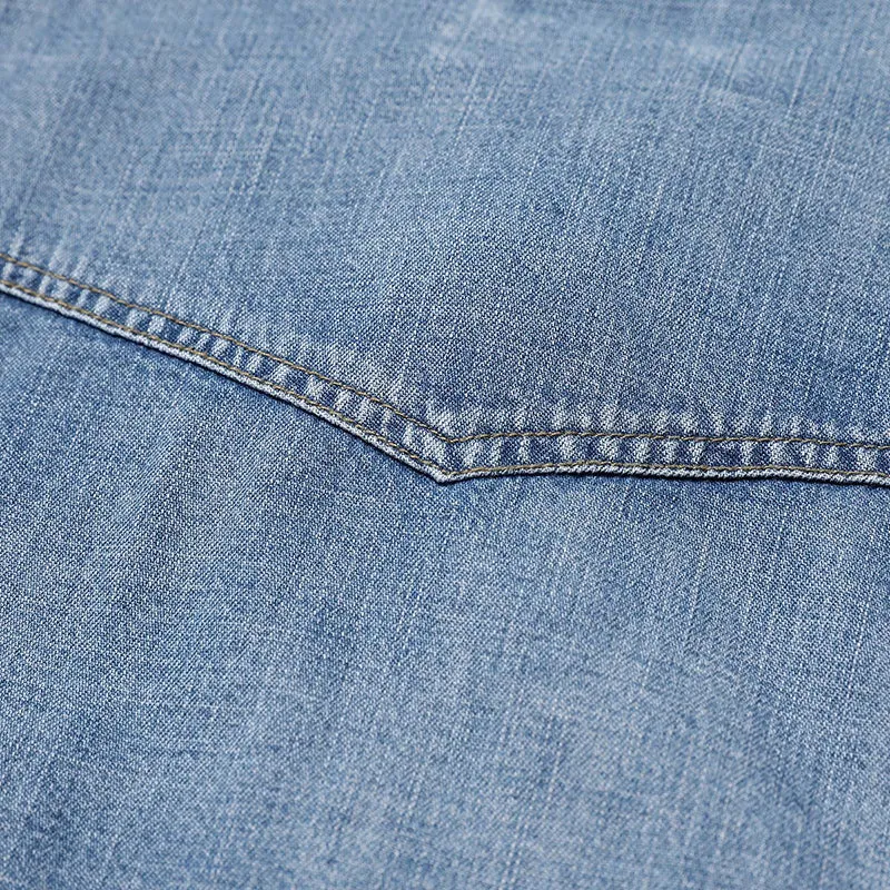Men's Spring Denim Casual Shirt