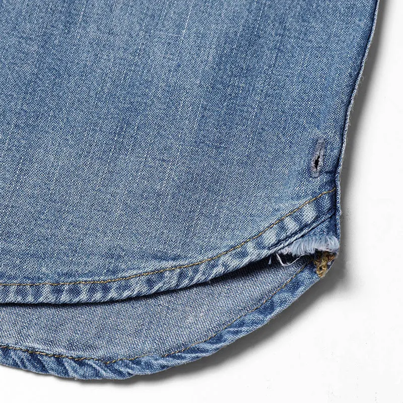 Men's Spring Denim Casual Shirt