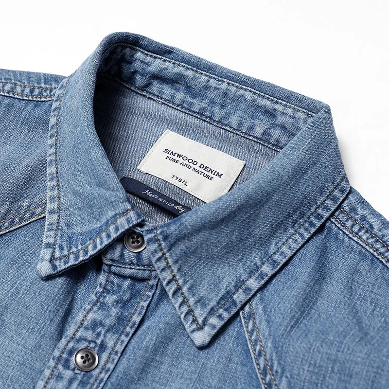 Men's Spring Denim Casual Shirt
