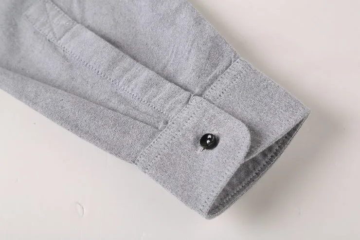 Men's Spring Long Sleeved Oxford Shirt