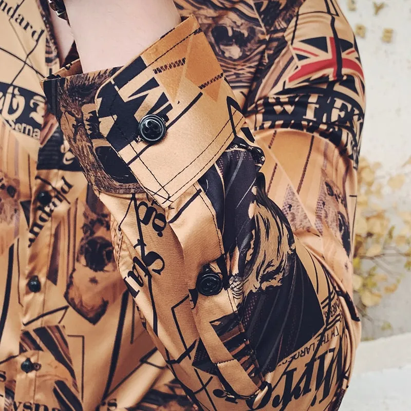 Newspaper Printing Shirt