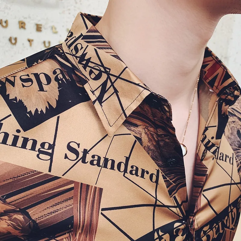 Newspaper Printing Shirt