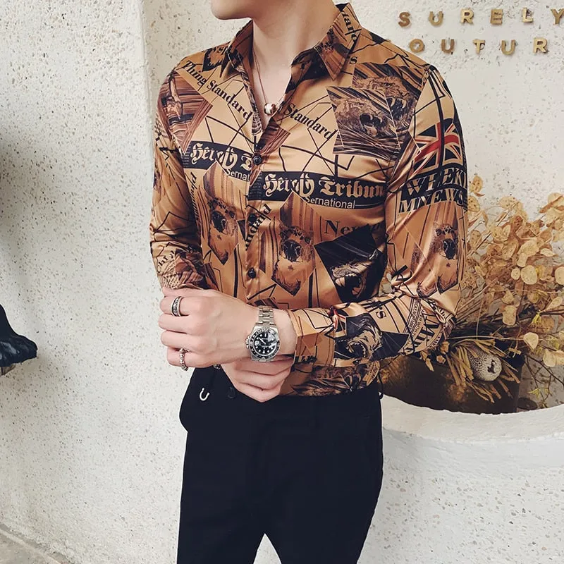 Newspaper Printing Shirt