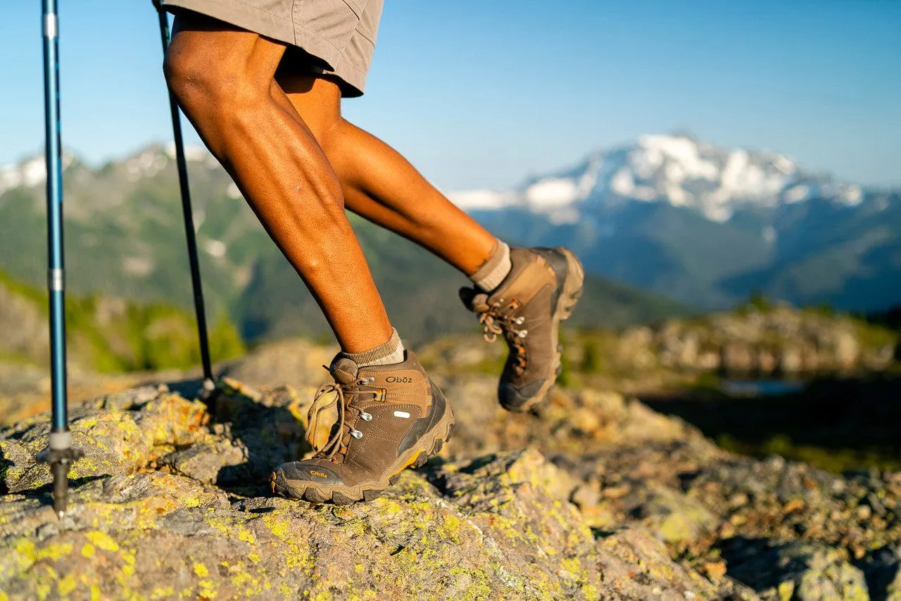 Oboz Men's Bridger Mid Waterproof Hiking Boots- Sudan