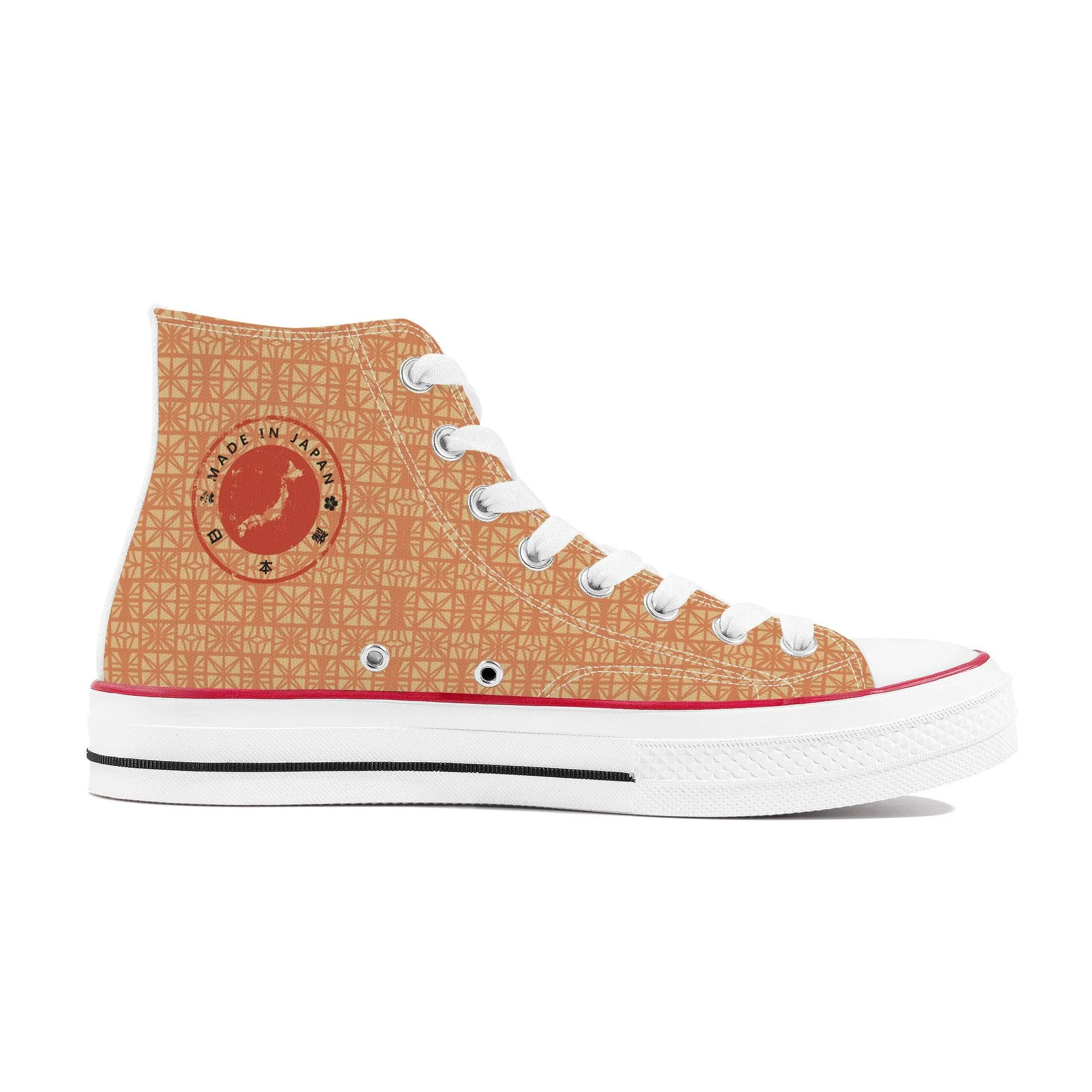 Orange Daimonjiya High Tops
