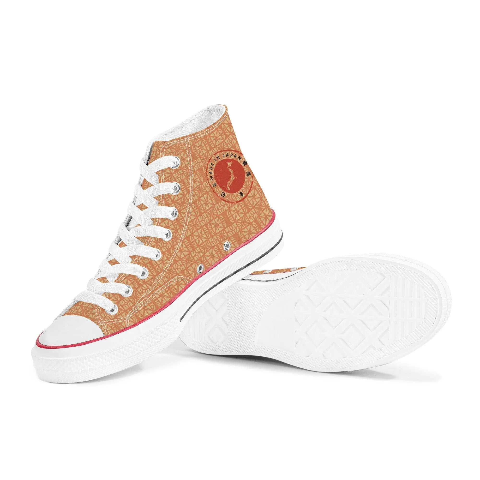 Orange Daimonjiya High Tops