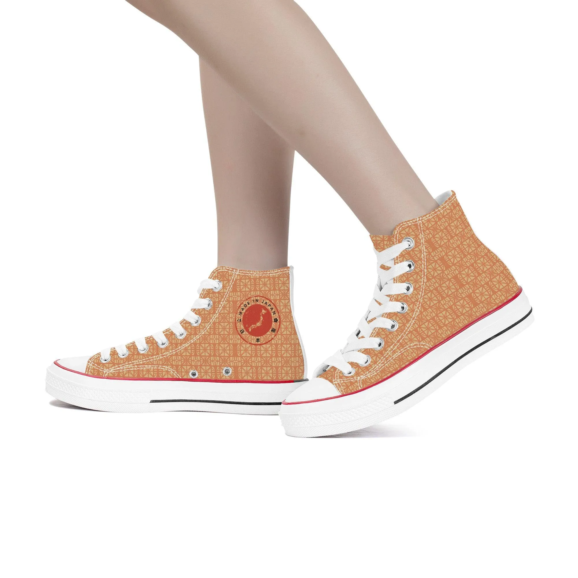 Orange Daimonjiya High Tops