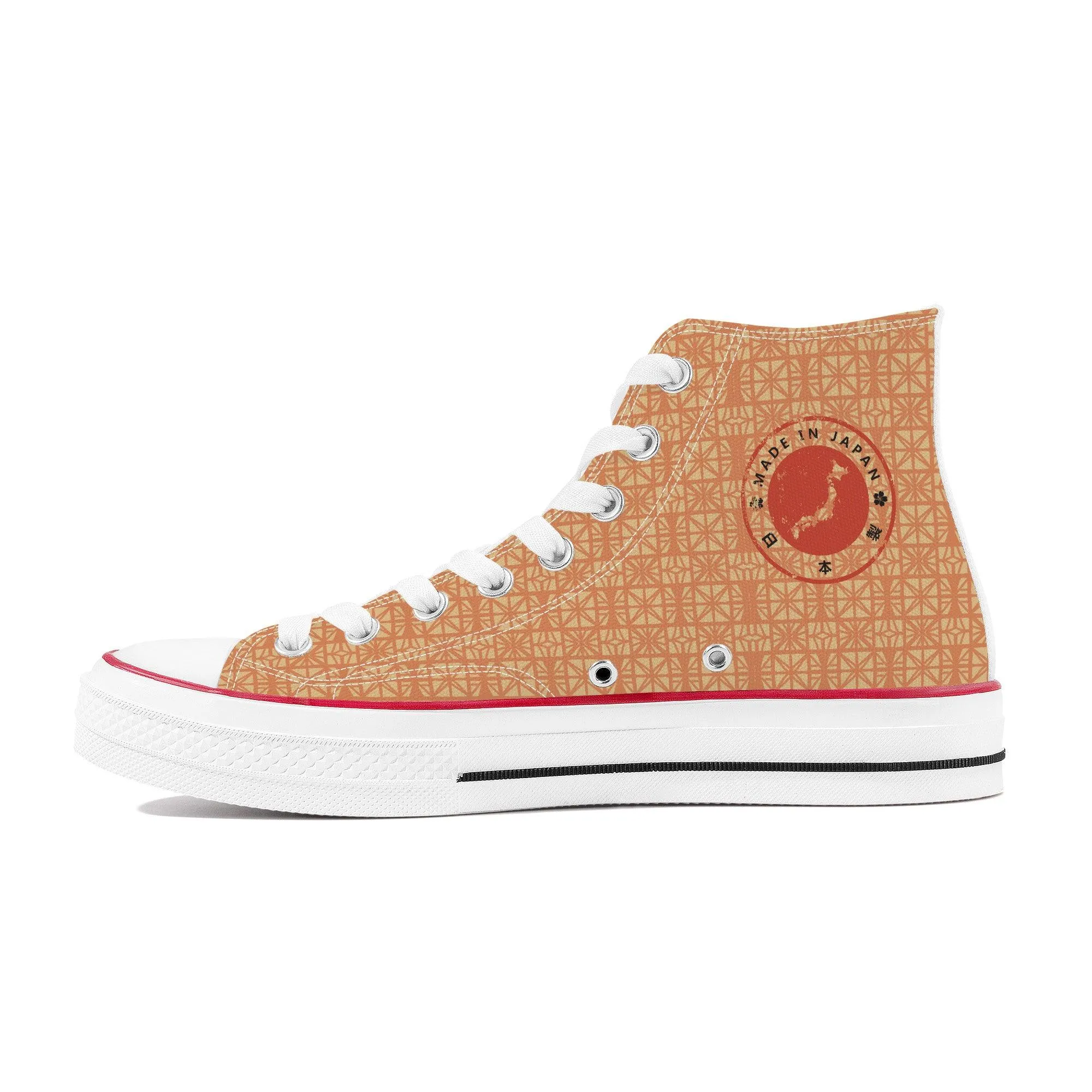 Orange Daimonjiya High Tops