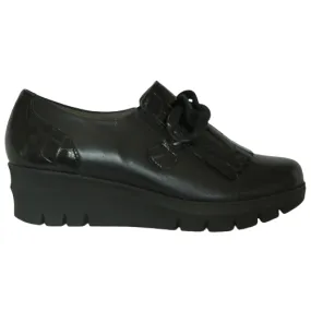 Pitillos Wedge Loafers  - 1641 - Black