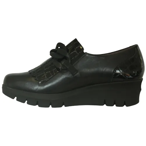 Pitillos Wedge Loafers  - 1641 - Black