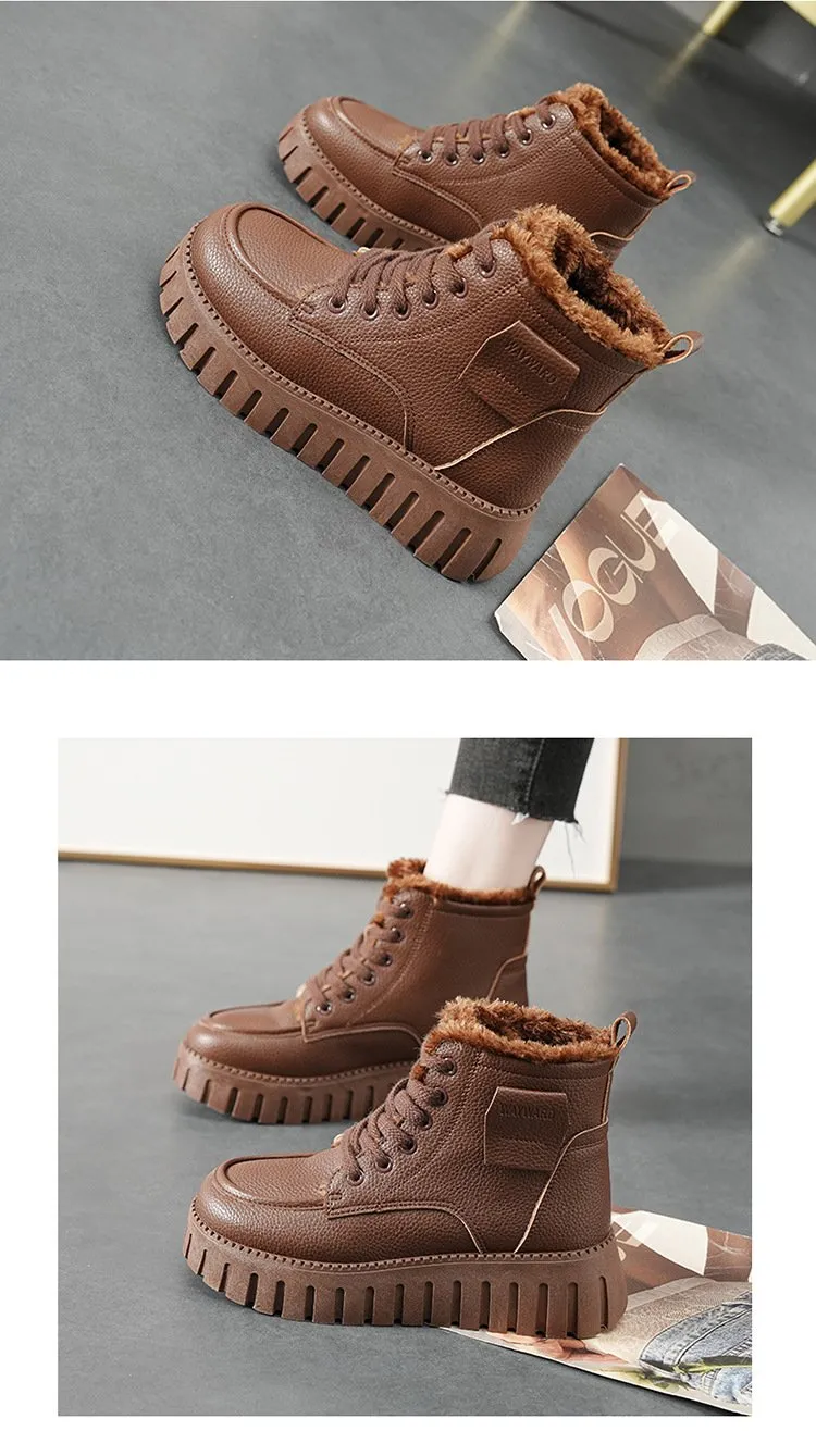 Platform Comfortable Warm Snow Boots