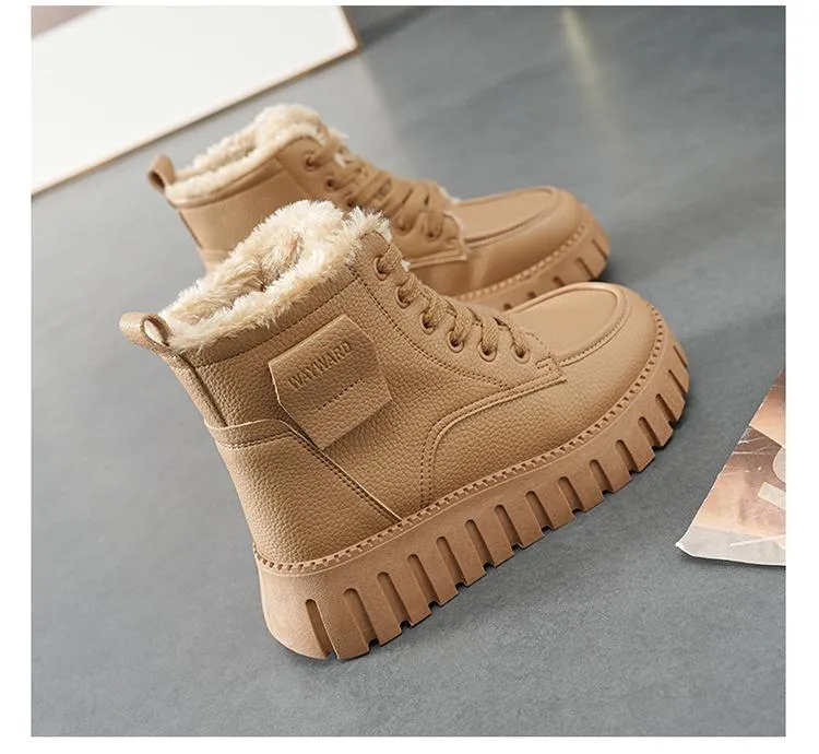 Platform Comfortable Warm Snow Boots