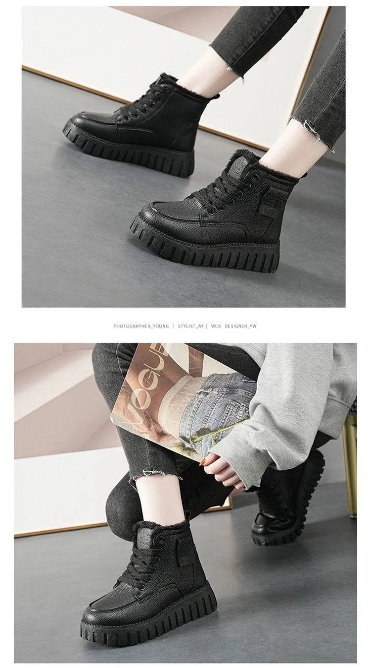 Platform Comfortable Warm Snow Boots