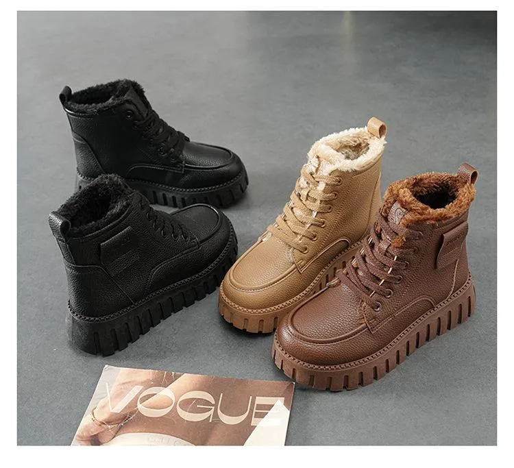 Platform Comfortable Warm Snow Boots