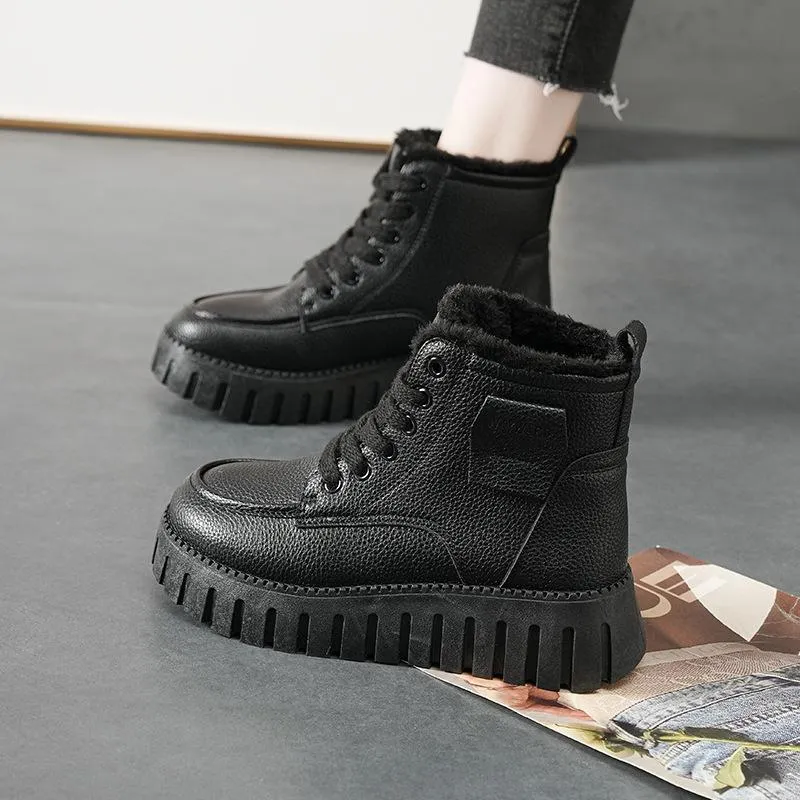 Platform Comfortable Warm Snow Boots