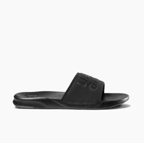 REEF Mens One Slide X Life Is Good Slide Sandal
