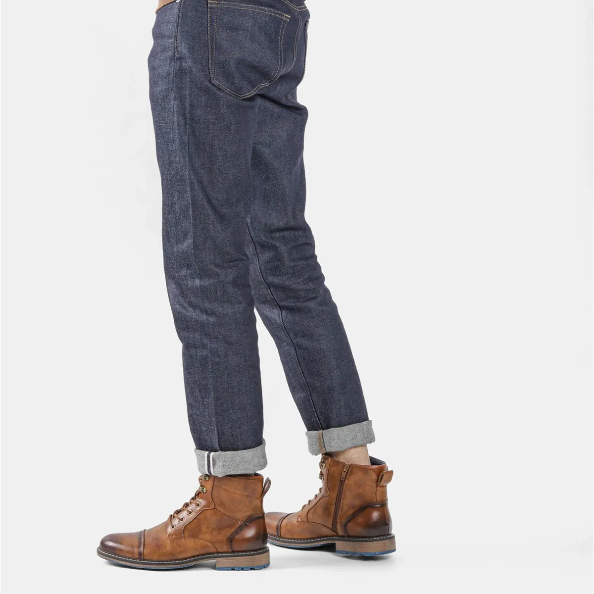 Retro Men Boots  Fashion Comfortable  Spring Leather Boots