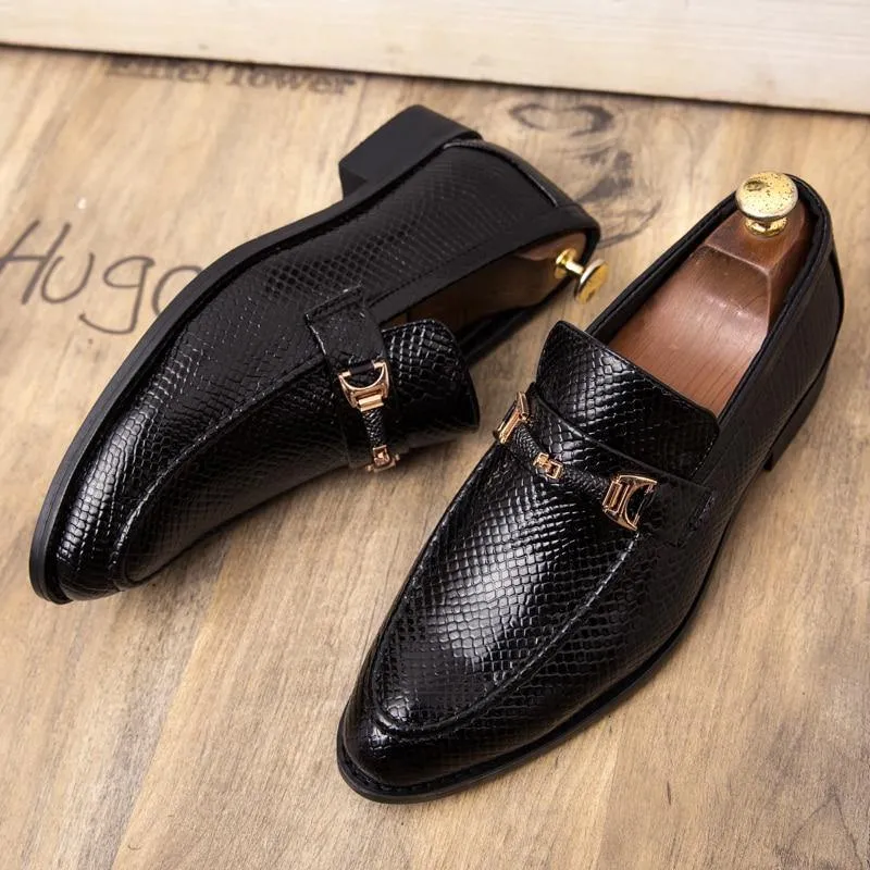 ROGUE Men's PU Leather Formal Loafers