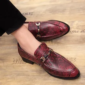 ROGUE Men's PU Leather Formal Loafers