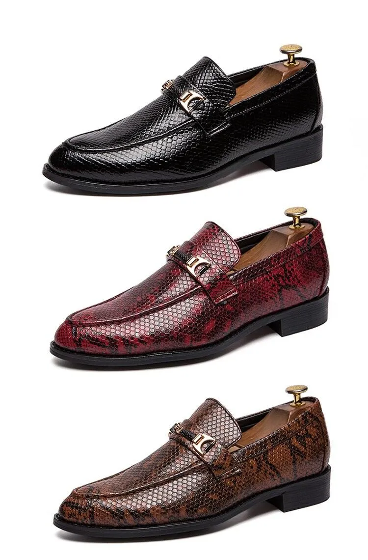 ROGUE Men's PU Leather Formal Loafers