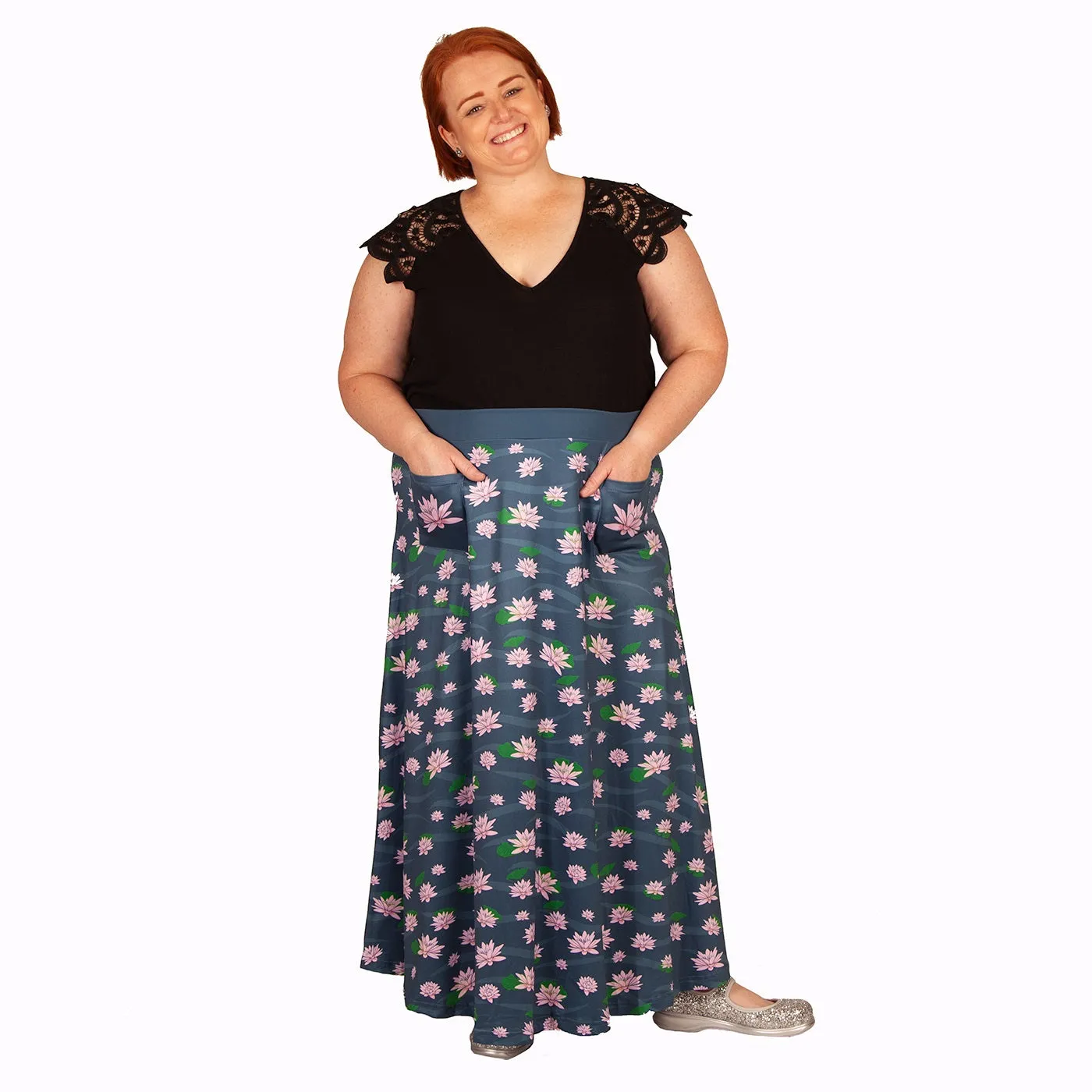 Serene Maxi Skirt With Pockets