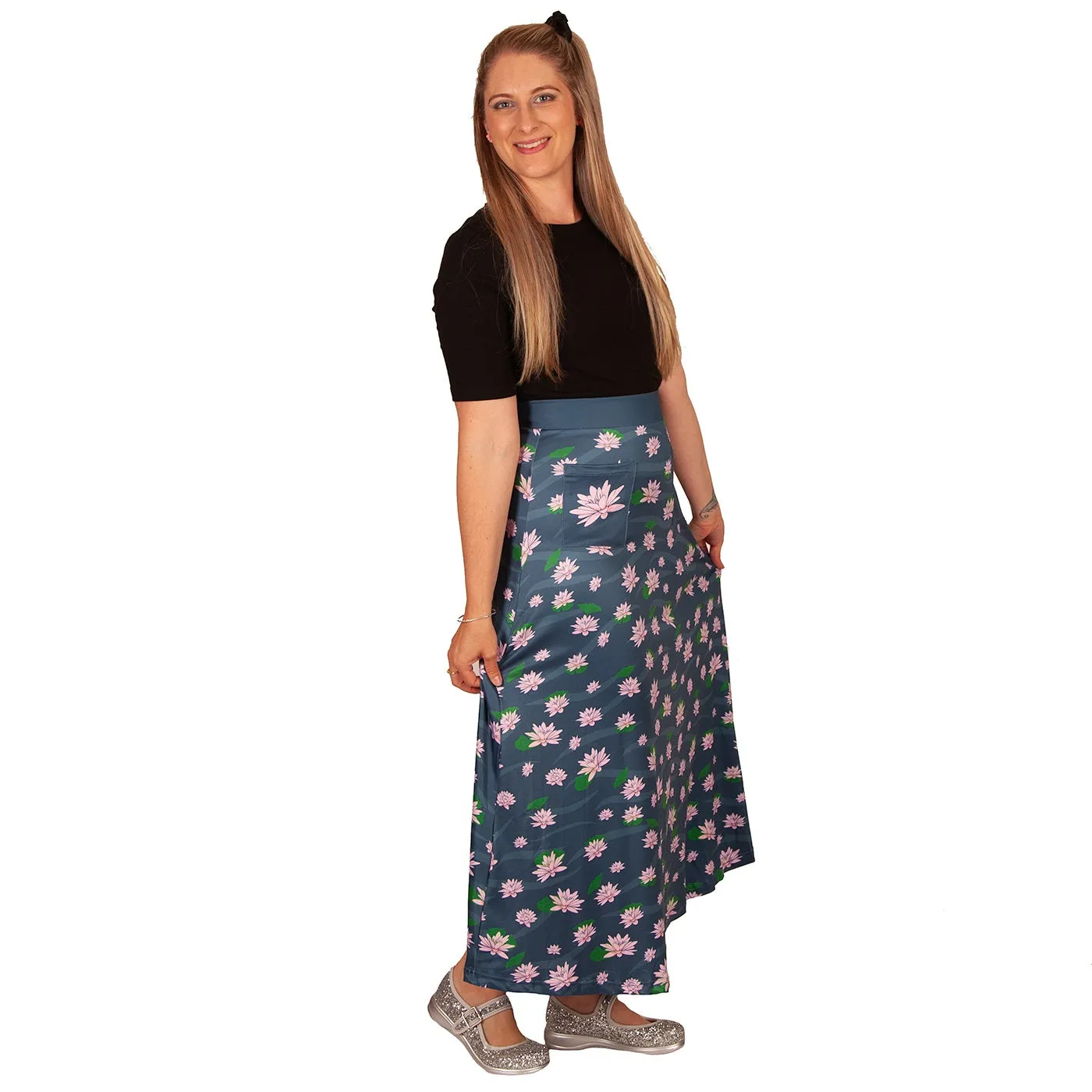 Serene Maxi Skirt With Pockets