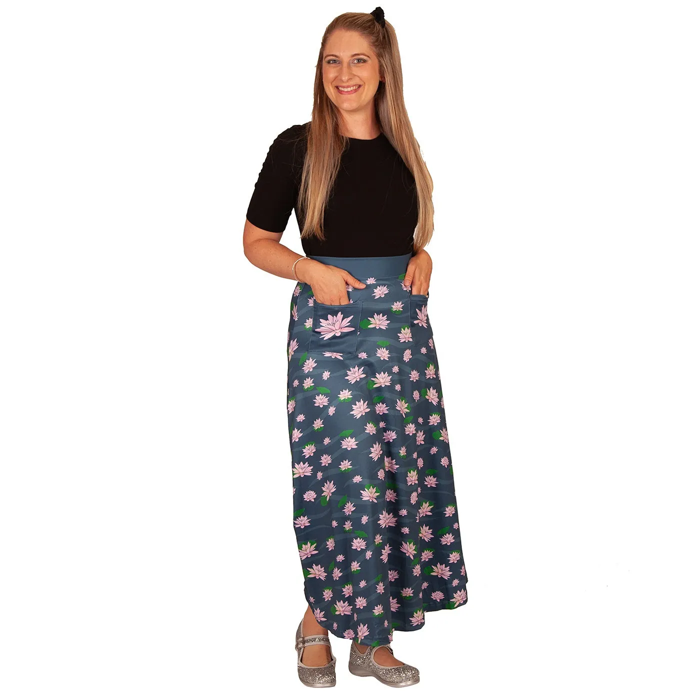 Serene Maxi Skirt With Pockets