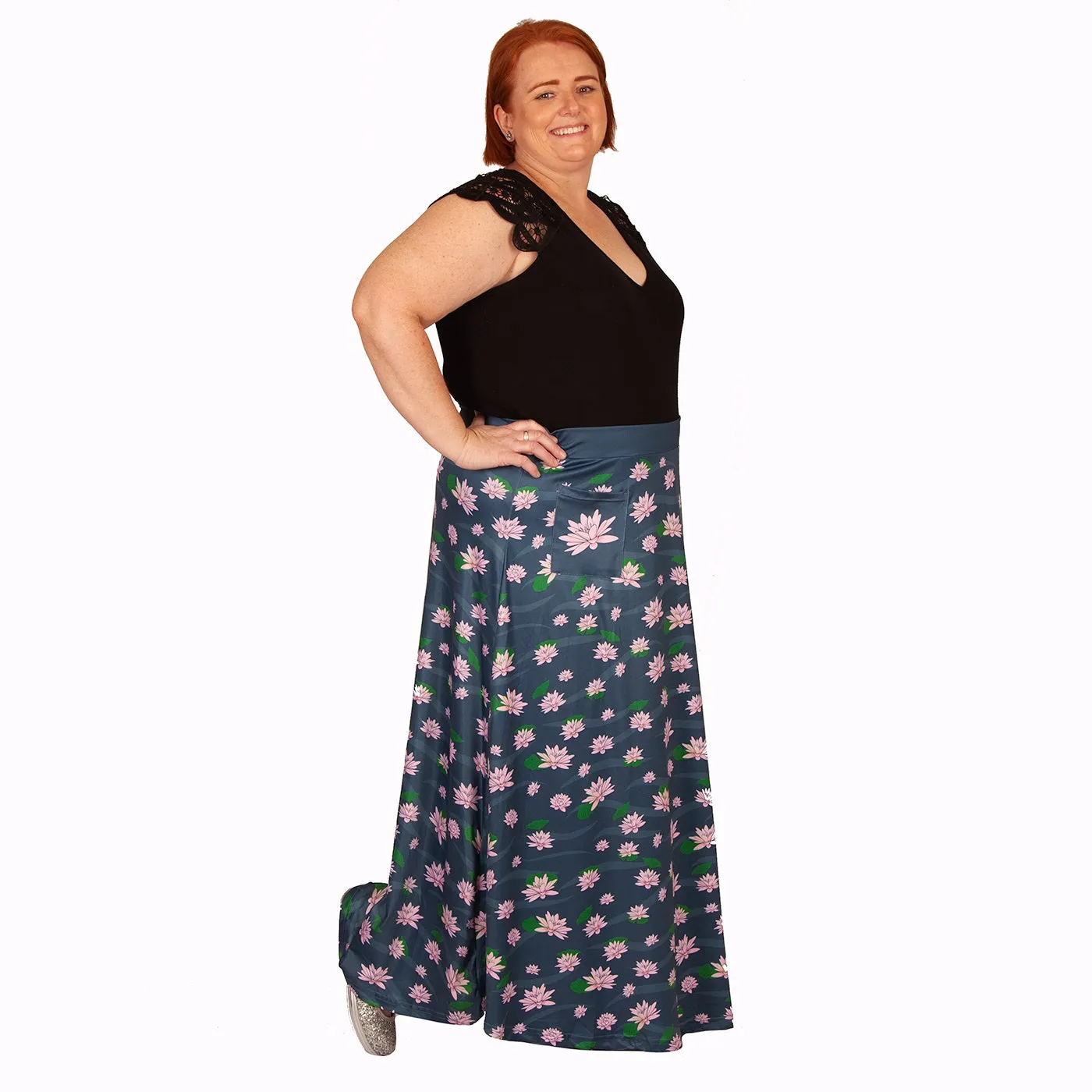 Serene Maxi Skirt With Pockets