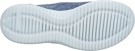 Skechers Ultra Flex Harmonious Navy Round Toe Knit Mesh Pull On Low Top Sneakers